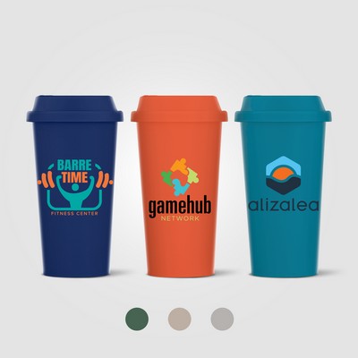 Costa Rica - 16 oz. Double Wall Plastic Tumbler - Full-Color Inkjet