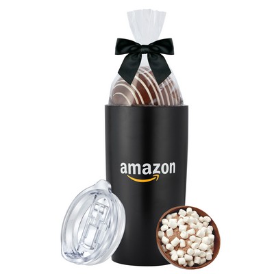 Promo Revolution - 20 Oz. Vacuum Sealed Straight Tumbler Gift Set w/ Mega Hot Chocolate Bomb